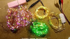 Fixing low voltage copper wire LED strings. - YouTube