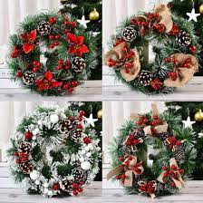 wreath outdoor lighted