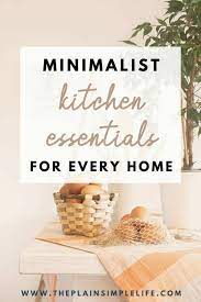 Minimalist Kitchen Essentials: My Go To Cooking Tools | ThePlainSimpleLife gambar png