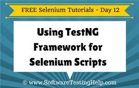 testng selenium tutorial