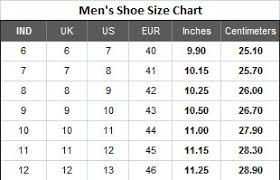 Mens Shoe Size Chart Shoe Size Chart Top Shoes Size Chart