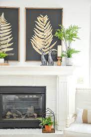 Spring Mantel Decorating Ideas Stonegable