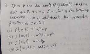 Quadratic Equation Ax2 Bx