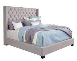Westerly Light Grey King Bed Tufted