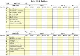 11 free sle workout log templates