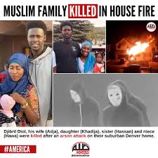 Four members of a muslim family were killed in a premeditated vehicle attack on sunday, canadian police say. Doam V Twitter Muslim Family Of 5 Killed In House Fire Denver Police Hope That A Chilling Picture Of People In Dark Hoods And White Masks Leads Them The Arsonists Who Killed