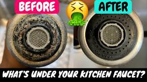 how to clean faucet head fast remove