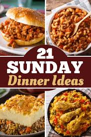 Whether you're cooking for young, picky eaters or you're looking for some creative 30 minute meals , these dinner ideas cover a wide range of palates. 21 Sunday Dinner Ideas Easy Recipes Insanely Good