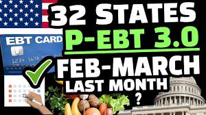 p ebt 2023 32 states snap benefits for