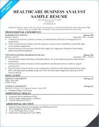 Entry Level Business Analyst Resume Examples Of Resumes Sample For