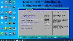 enable virtualization in windows 7