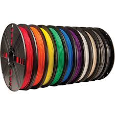 I think the glossy black (with maybe. Makerbot 1 75mm Pla Filament Large Spool 10 Pack Mp06572 B H