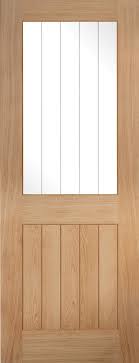 Internal Door Oak Belize With Clear