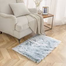 fluffy decorative indoor area rug