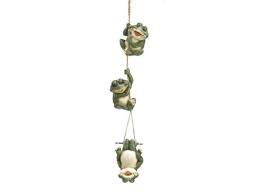 Gifts Decor Frolicking Frogs Hanging