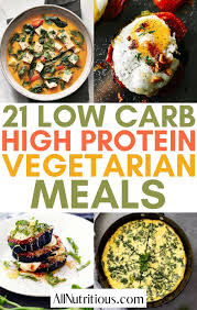 By subscribing you agree to the terms of use and privacy policy. 21 High Protein Low Carb Vegetarian Meals All Nutritious