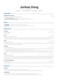 Cv examples see perfect cv examples that get you jobs. Github Junhaodong Resume Resume In Latex