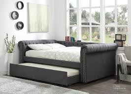 Leanna Gray Queen Trundle Daybed