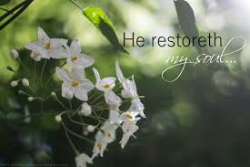 KJV Bible Wallpapers: He Restoreth My Soul... Psalm 23:3