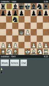 Realistyczna grafika aplikacji do gry w szachy