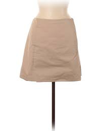 Details About Miu Miu Women Brown Casual Skirt 42 Italian
