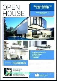 Free House For Sale Flyer Templates Color Block Template Home