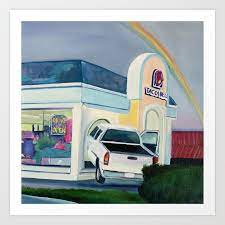 Taco Bell End Of The Rainbow Art Print