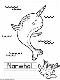 This way, by printing or downloading the narwhal printable coloring page, your child can begin to color it. Narwhal Coloring Page Plus 5 More Sea Life Coloring Pages