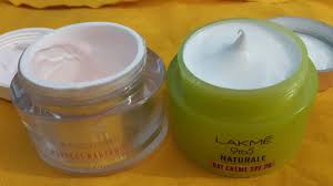 Lakme 9to5 Naturale Day Cream Vs Lakme Absolute Perfect Radiance Skin Lightening Light Cream Review