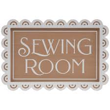Sewing Room Wood Wall Decor Hobby