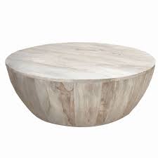 White Washed Mango Wood Coffee Table