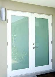 Entry Door Full Lite Frosted Glass