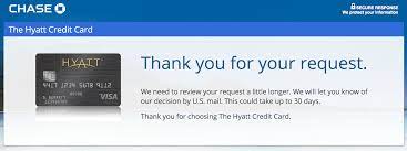 hyatt credit card
