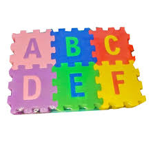 multicolor kids foam block puzzle