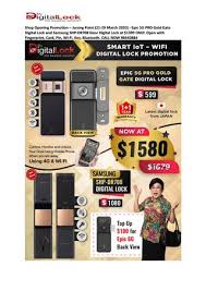 For customer support outdoors from the u. Epic 5g Pro Gold Gate Digital Lock And Samsung Shp Dr708 Door Digital Lock At 1399 Only By My Digital Lock Issuu