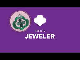 junior jeweler badge work you