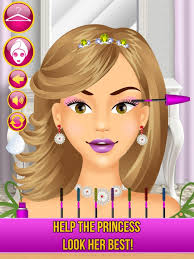 princess makeover salon on the app