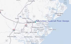Fort Jackson Savannah River Georgia Tide Station Location
