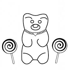 Jewelry coloring pages for kids. Teddy Bear Wearing Jewelry Coloring Page Coloring Sky