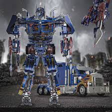 optimus prime truck and robot 3d