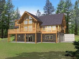 House Plan 87029 Log Style With 2513