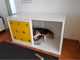 Eine hundebox in der eigenen wohnung dient in der regel als rückzugsort für deinen vierbeiner. Toom Kreativwerkstatt Hundebox Mit Schiebetur