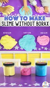 How to make slime without glue or no borax. How To Make Slime Without Borax Fun With Mama