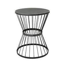 Round Metal Outdoor Side Table