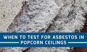 when to test for asbestos in popcorn