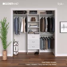 basic plus wood closet system