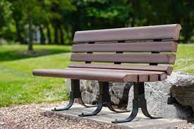 Composite Benches For Commercial Park