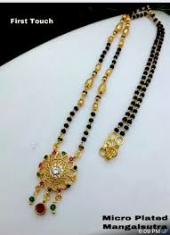 indian22 ct gold plated necklace a