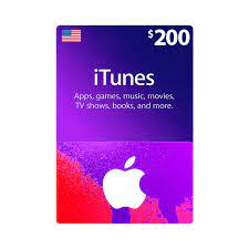 us 200 apple itunes gift card
