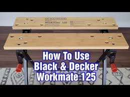 black and decker workmate 125 how to